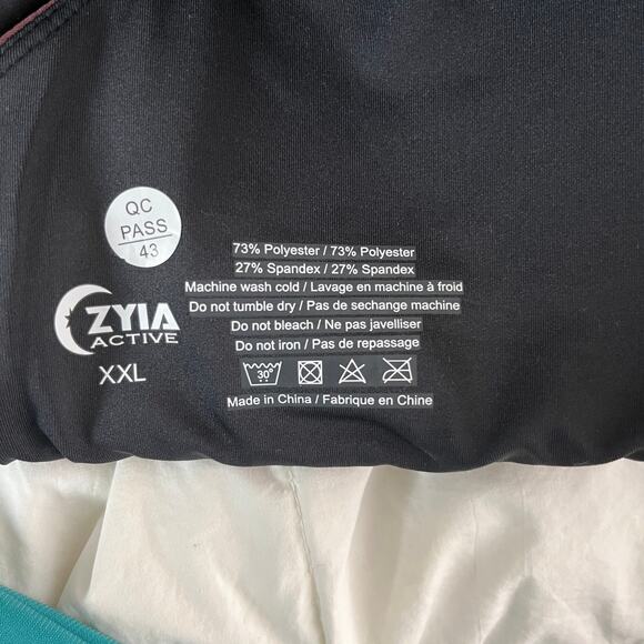 Zyia Active Fig Vibration Light N Tight Strappy Bra XXL New - Picture 10 of 11